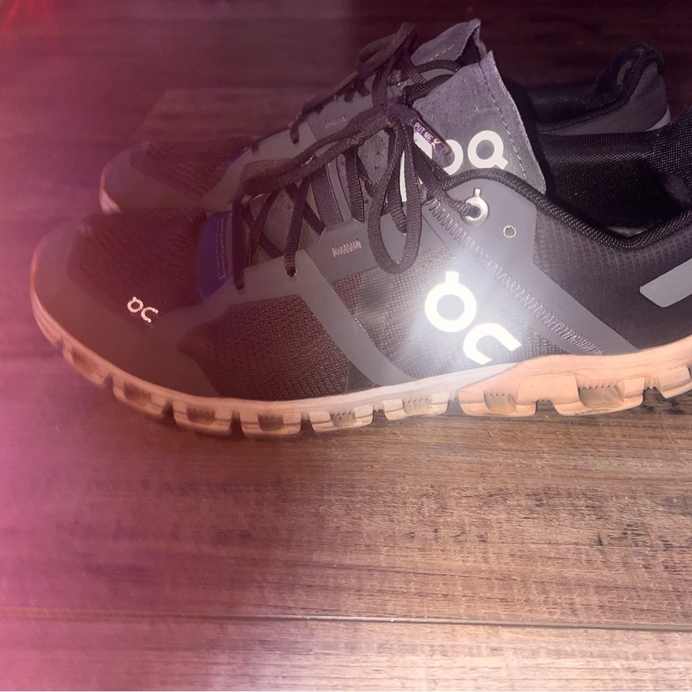 On Running Charcoal Athletic Shoes - Picture 2 of 7